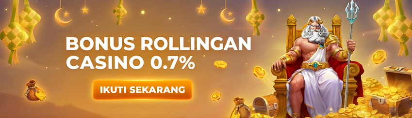 BONUS ROLLINGAN CASINO 0,7%